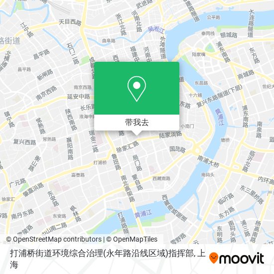 打浦桥街道环境综合治理(永年路沿线区域)指挥部地图