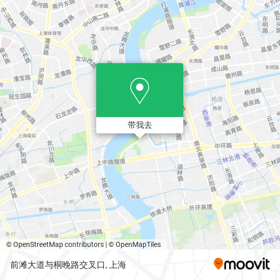 前滩大道与桐晚路交叉口地图