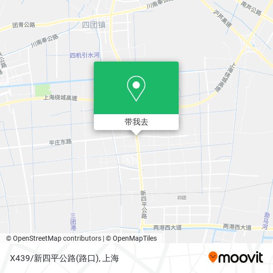 X439/新四平公路(路口)地图