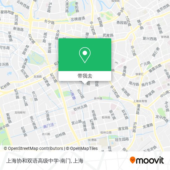 上海协和双语高级中学-南门地图