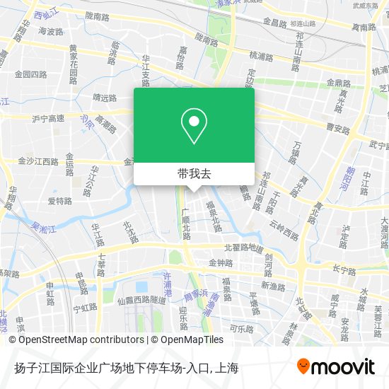 扬子江国际企业广场地下停车场-入口地图