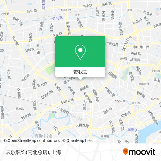 辰歌装饰(闸北总店)地图