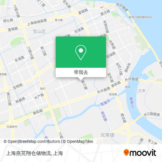 上海燕芫翔仓储物流地图