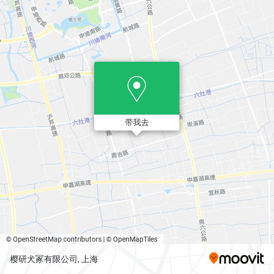 樱研犬冢有限公司地图