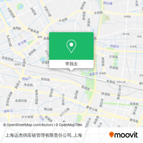 上海运杰供应链管理有限责任公司地图