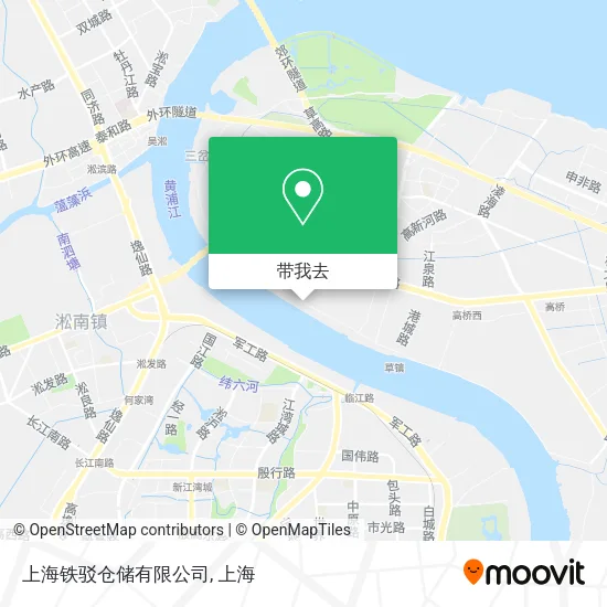 上海铁驳仓储有限公司地图