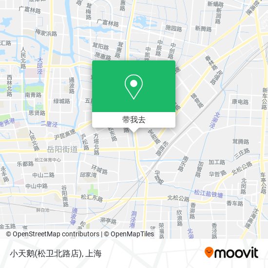 小天鹅(松卫北路店)地图
