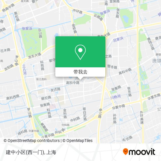 建中小区(西一门)地图