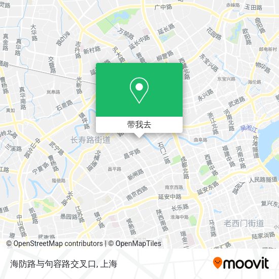 海防路与句容路交叉口地图