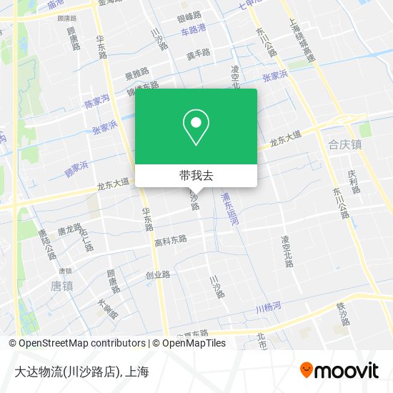 大达物流(川沙路店)地图