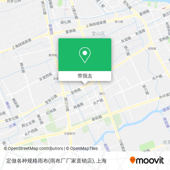定做各种规格雨布(雨布厂厂家直销店)地图