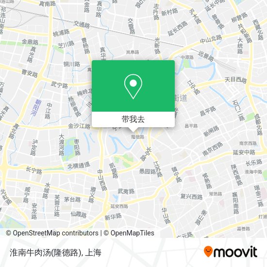 淮南牛肉汤(隆德路)地图