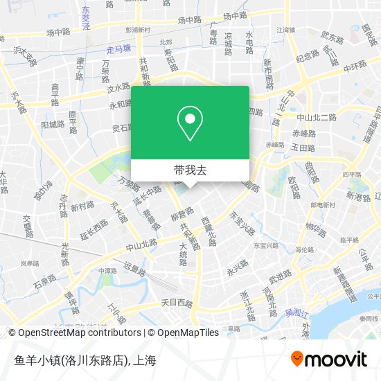 鱼羊小镇(洛川东路店)地图