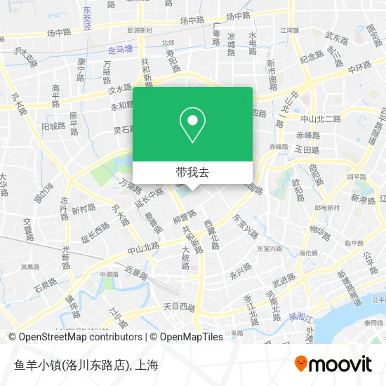 鱼羊小镇(洛川东路店)地图