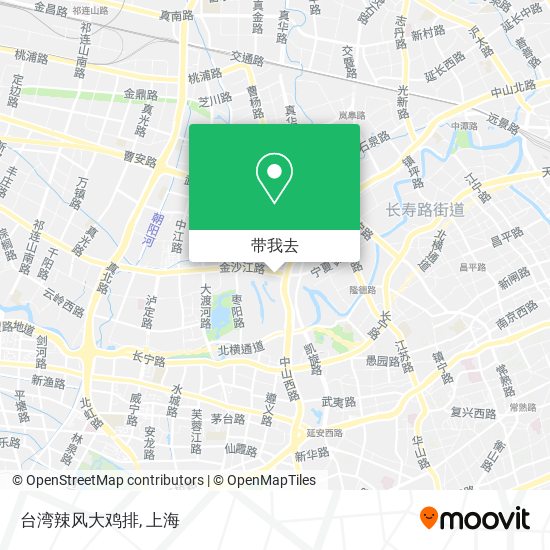 台湾辣风大鸡排地图