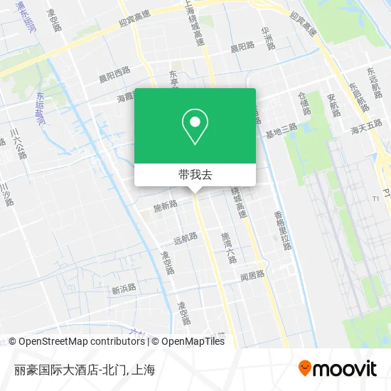 丽豪国际大酒店-北门地图