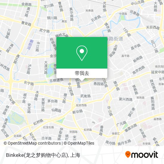 Binkeke(龙之梦购物中心店)地图