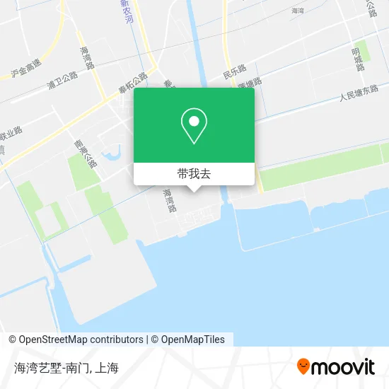 海湾艺墅-南门地图