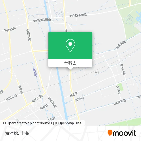 海湾站地图