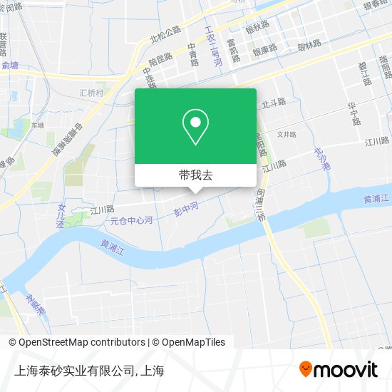 上海泰砂实业有限公司地图