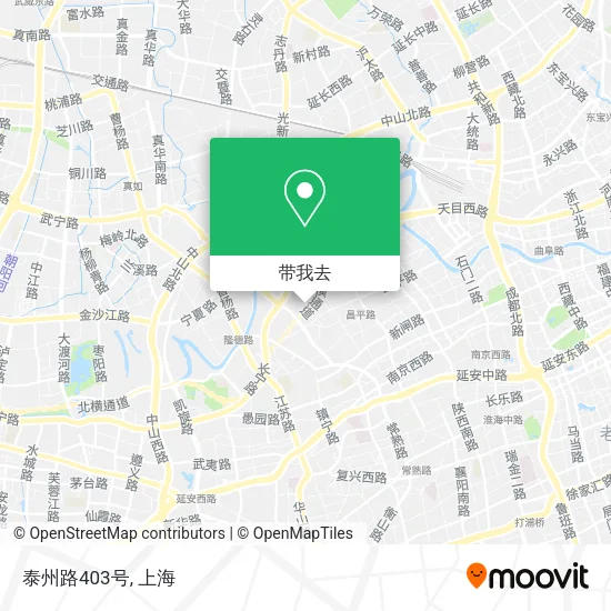 泰州路403号地图