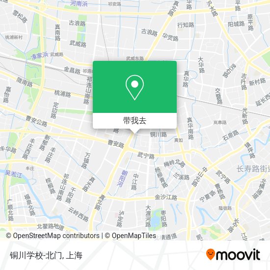 铜川学校-北门地图