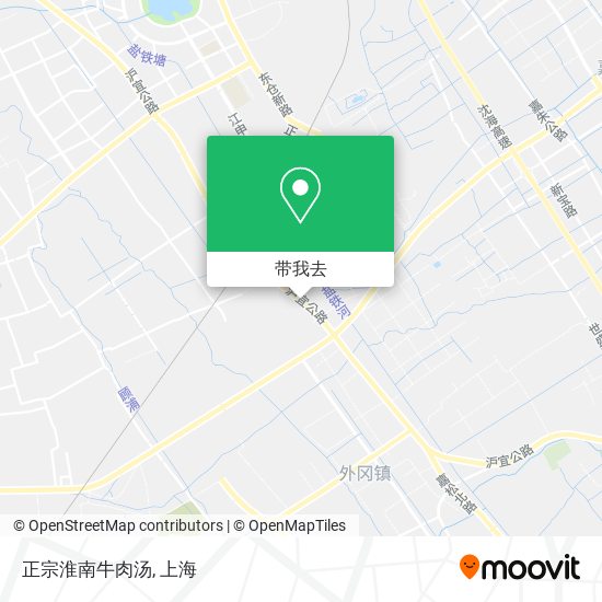 正宗淮南牛肉汤地图