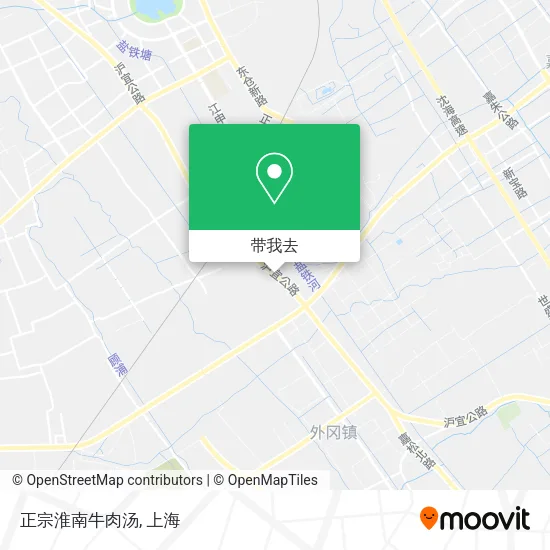 正宗淮南牛肉汤地图