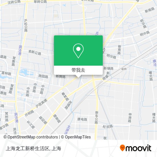 上海龙工新桥生活区地图