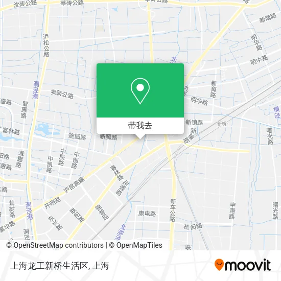 上海龙工新桥生活区地图