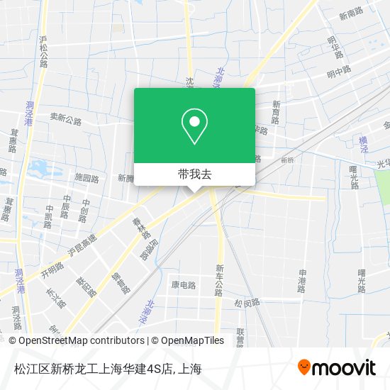 松江区新桥龙工上海华建4S店地图