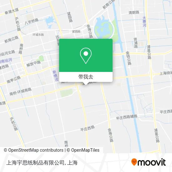 上海宇思纸制品有限公司地图