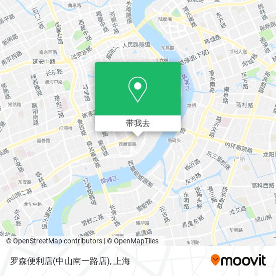 罗森便利店(中山南一路店)地图