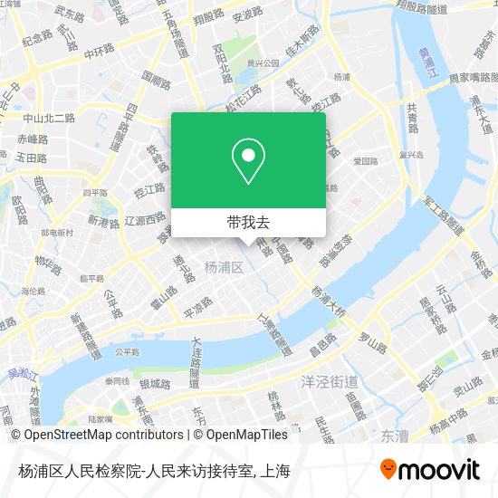 杨浦区人民检察院-人民来访接待室地图