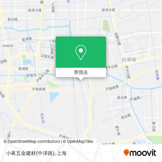 小蒋五金建材(中泽路)地图