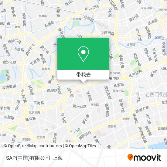 SAP(中国)有限公司地图