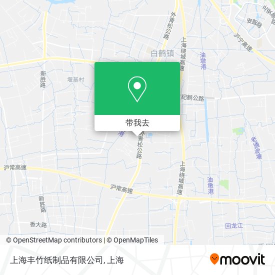 上海丰竹纸制品有限公司地图