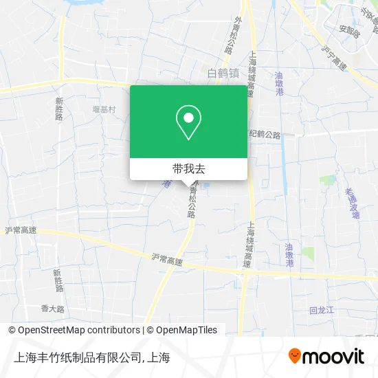 上海丰竹纸制品有限公司地图