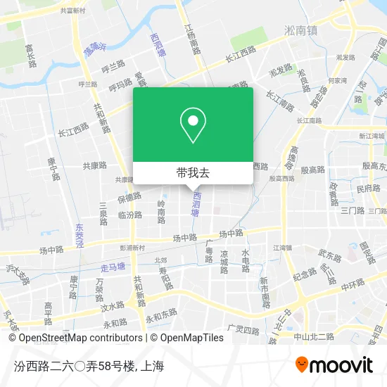 汾西路二六〇弄58号楼地图