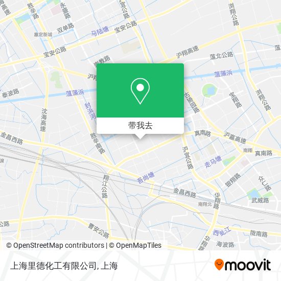 上海里德化工有限公司地图