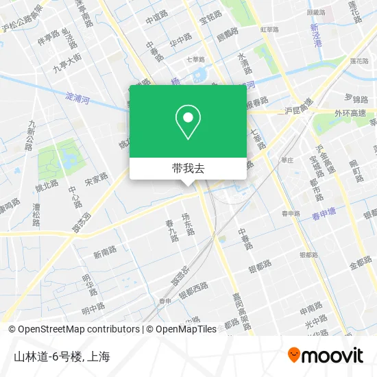 山林道-6号楼地图