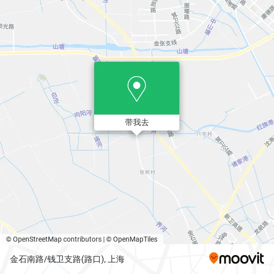 金石南路/钱卫支路(路口)地图