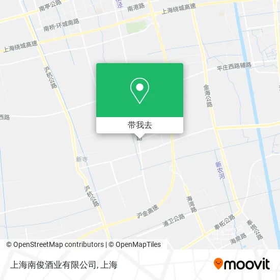 上海南俊酒业有限公司地图