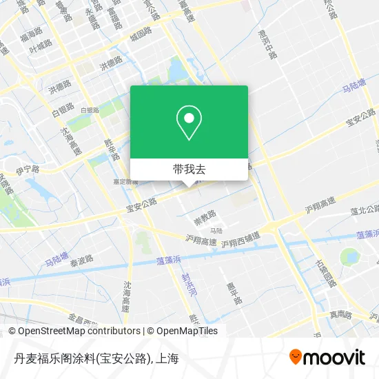 丹麦福乐阁涂料(宝安公路)地图