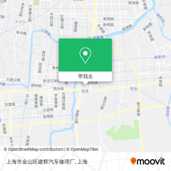 上海市金山区建辉汽车修理厂地图