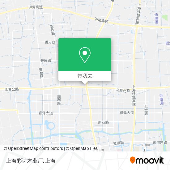 上海彩诗木业厂地图