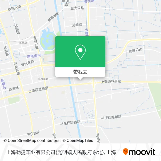 上海劲捷车业有限公司(光明镇人民政府东北)地图