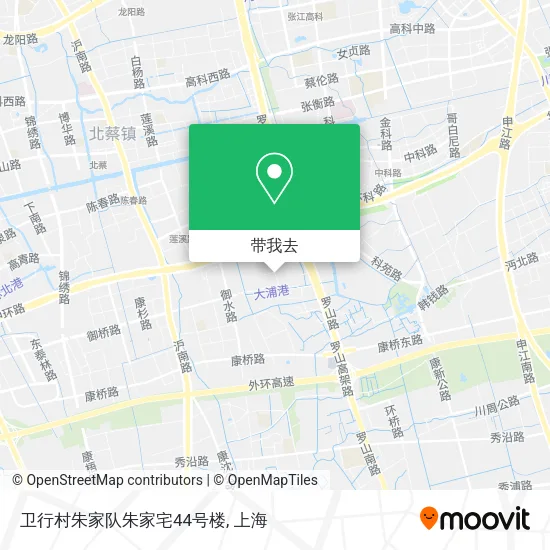 卫行村朱家队朱家宅44号楼地图