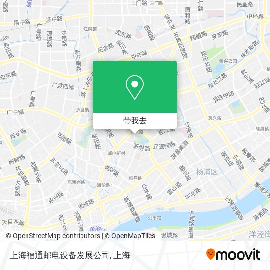 上海福通邮电设备发展公司地图