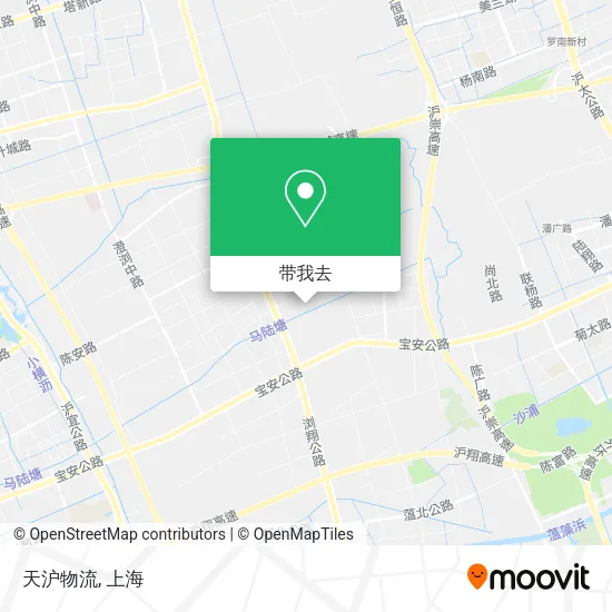 天沪物流地图